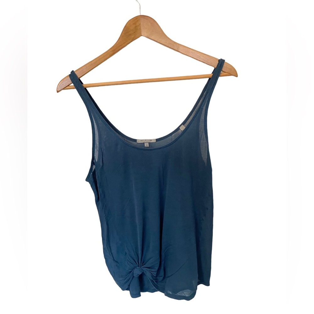Bella Lux Los Angeles sheer 10 % silk tank top